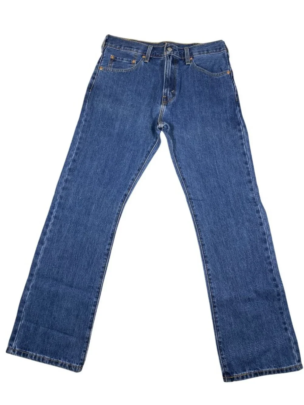 Levis 517 Mens Blue Denim Bootcut Jeans W33 L32 100% Cotton Made In Indonesia